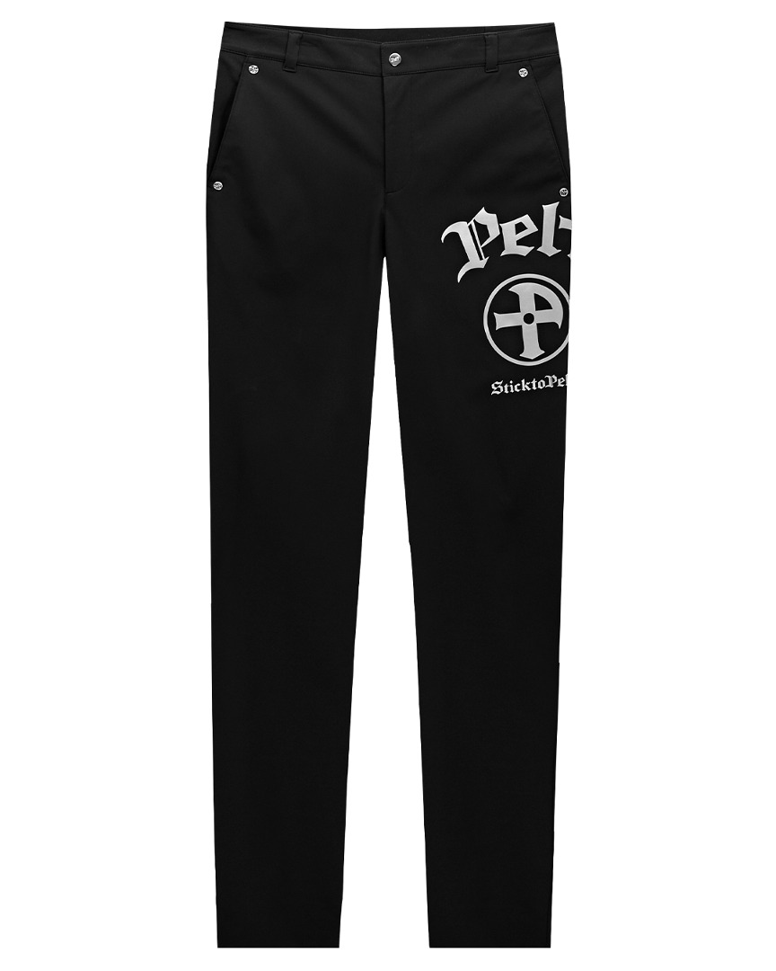 Arc Emblem Straight Pants : Men&#039;s Black (PA4PTM120BK)