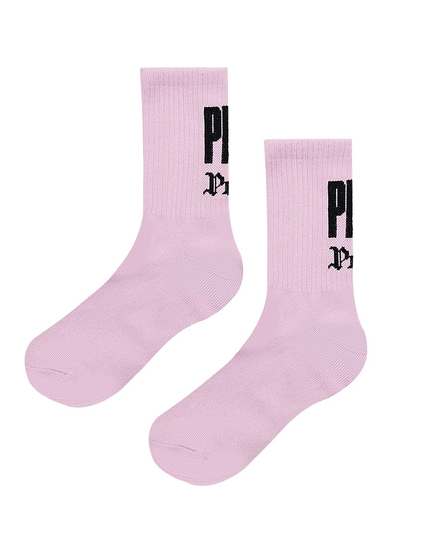 Haus Logo Basic Socks :  Women&#039;s Light Pink (PA0GSF123LP)