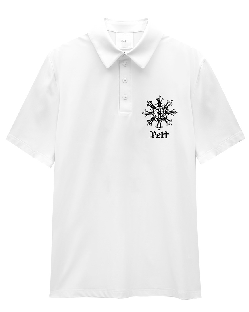 Altar Lettering PK Shirts : Men&#039;s White (PA2TSM020WH)